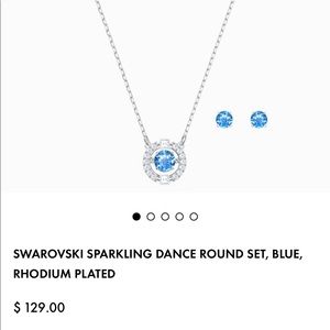 Swarovski aquamarine necklace